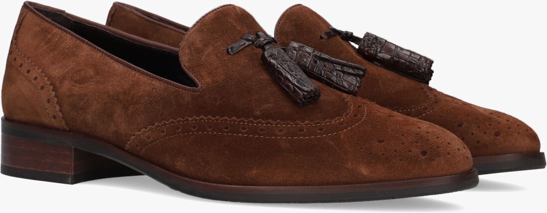 PERTINI cognac pertini loafers 11975