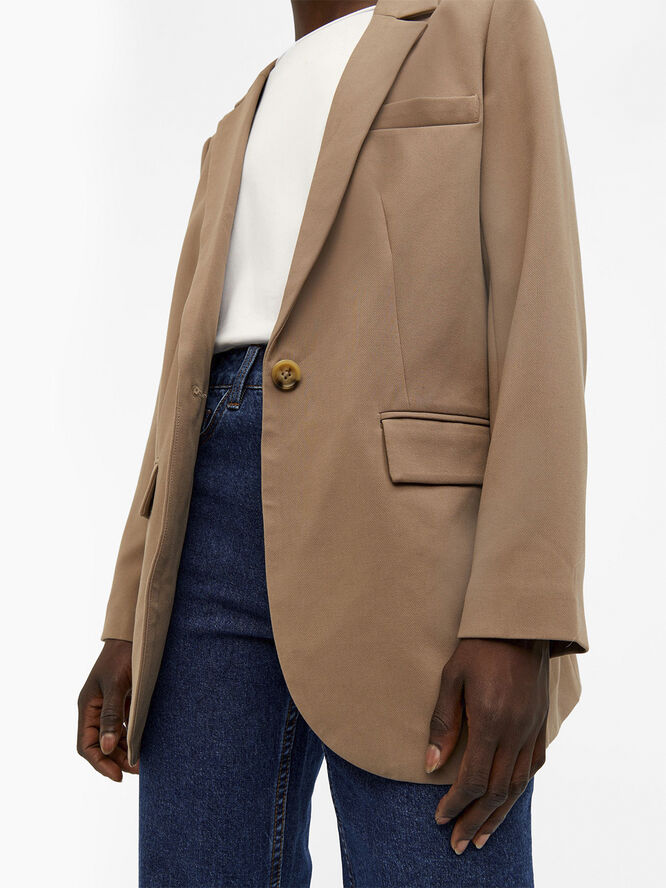 Object OBJSIGRID L/S BLAZER NOOS Fossil
