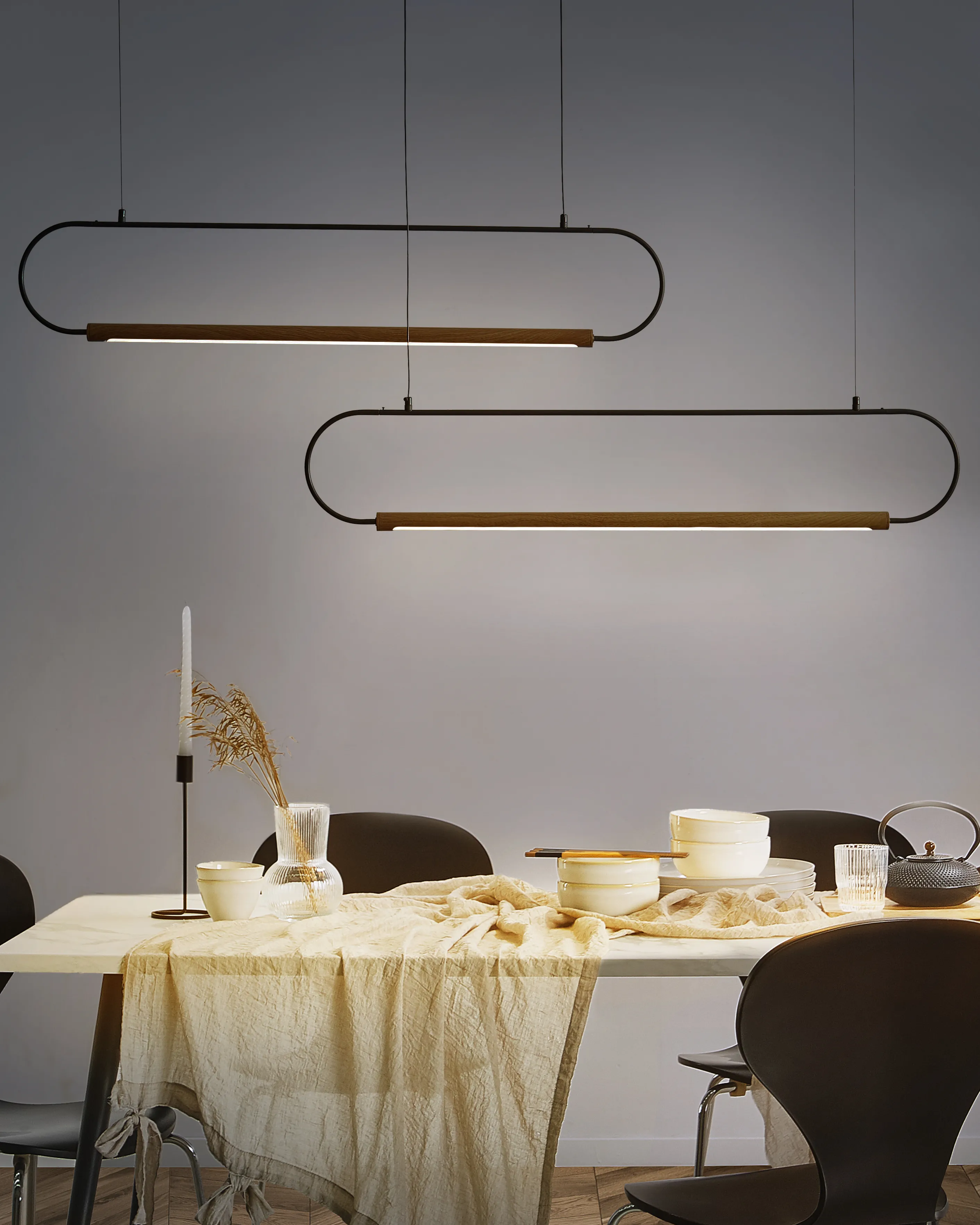 Hanglamp LOGONE Metaal Zwart