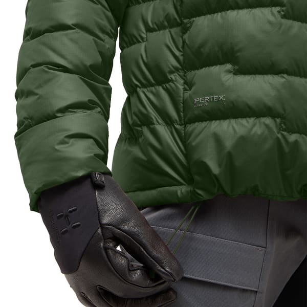 Doudoune ski de randonnée HAGLÖFS ROC FLASH DOWN HOOD M SEAWEED GREEN
