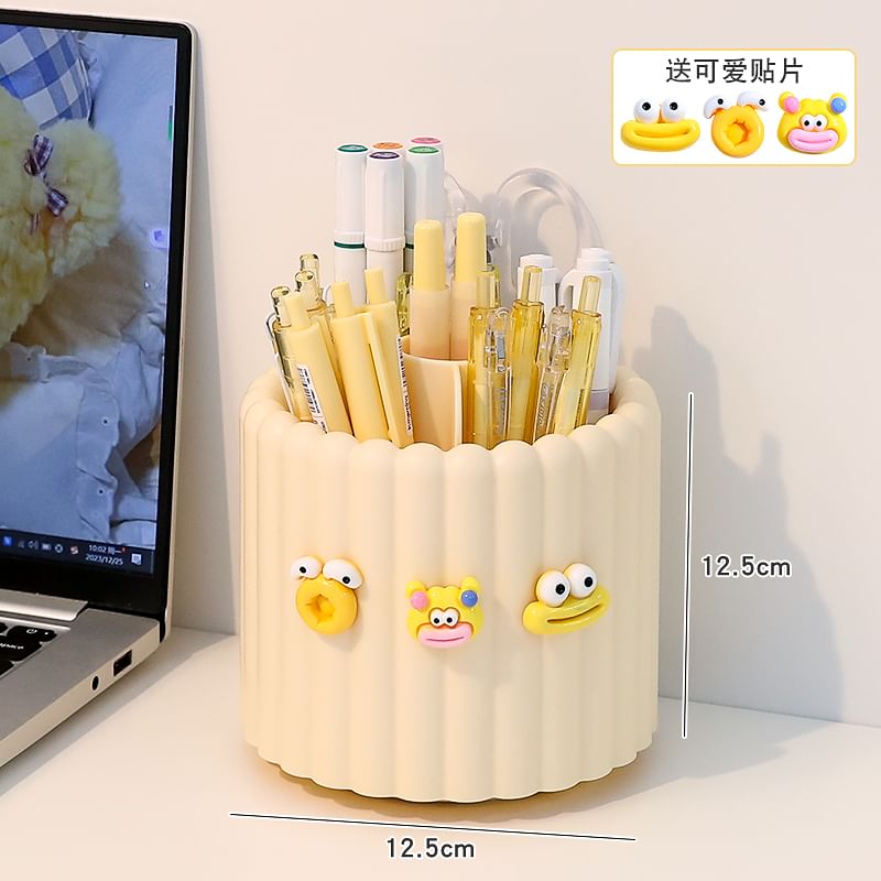 Hekki - Draaibare kunststof bureau-organizer / zelfklevende decoratie / set