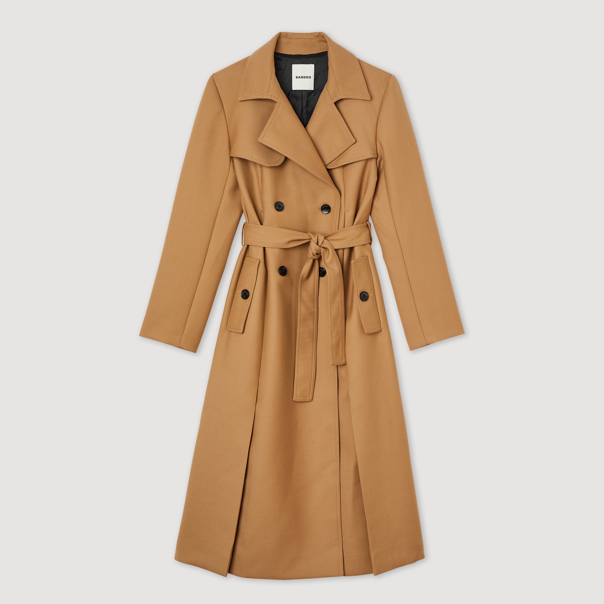 Manteau long style trench
