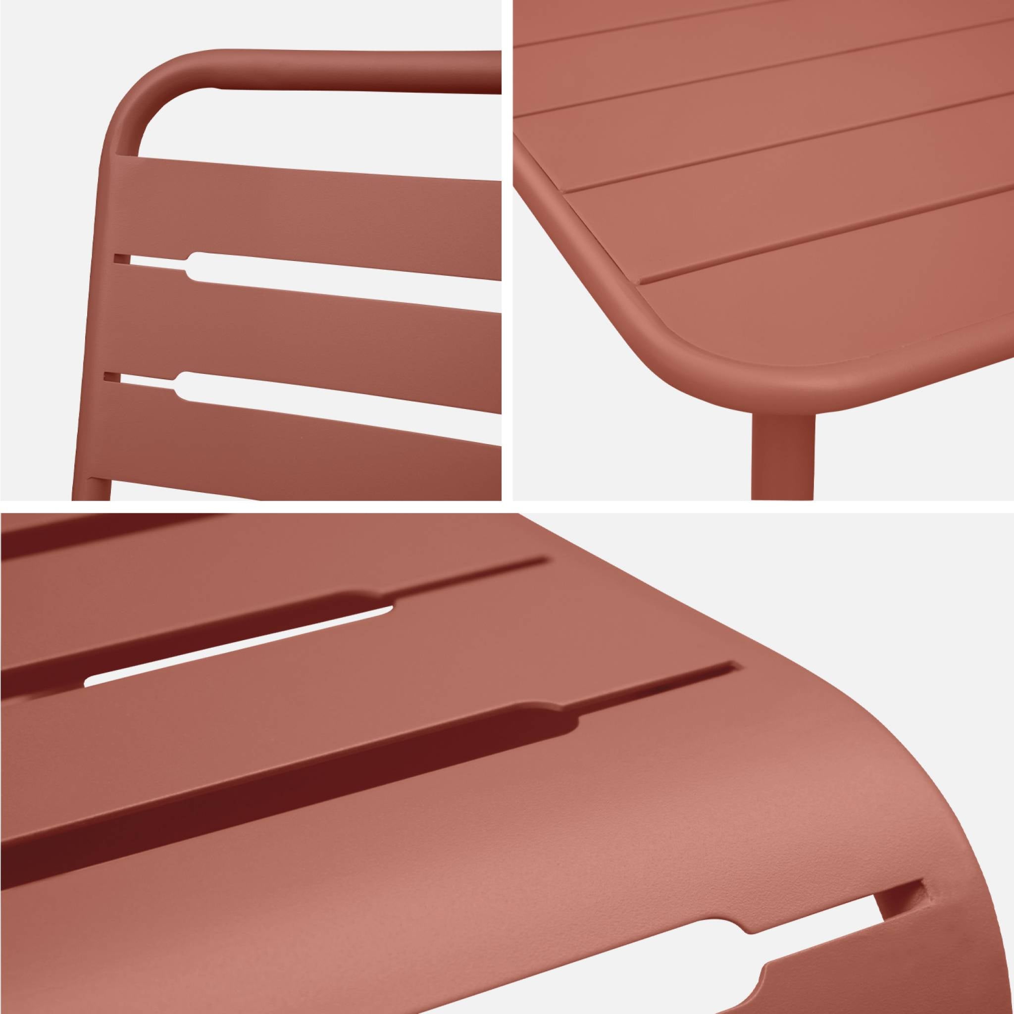 sweeek - Tuintafel met 8 stoelen metaal