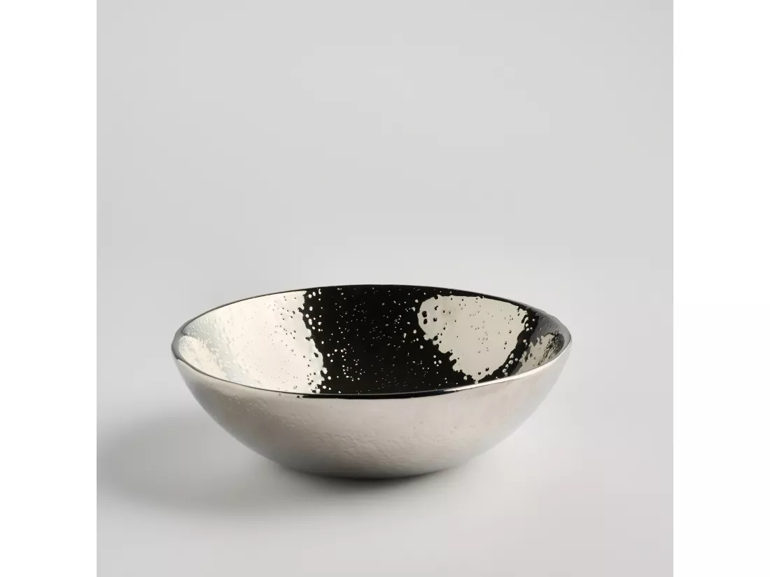 Bol Décoratif Bello Argent Moyen 7 x 29