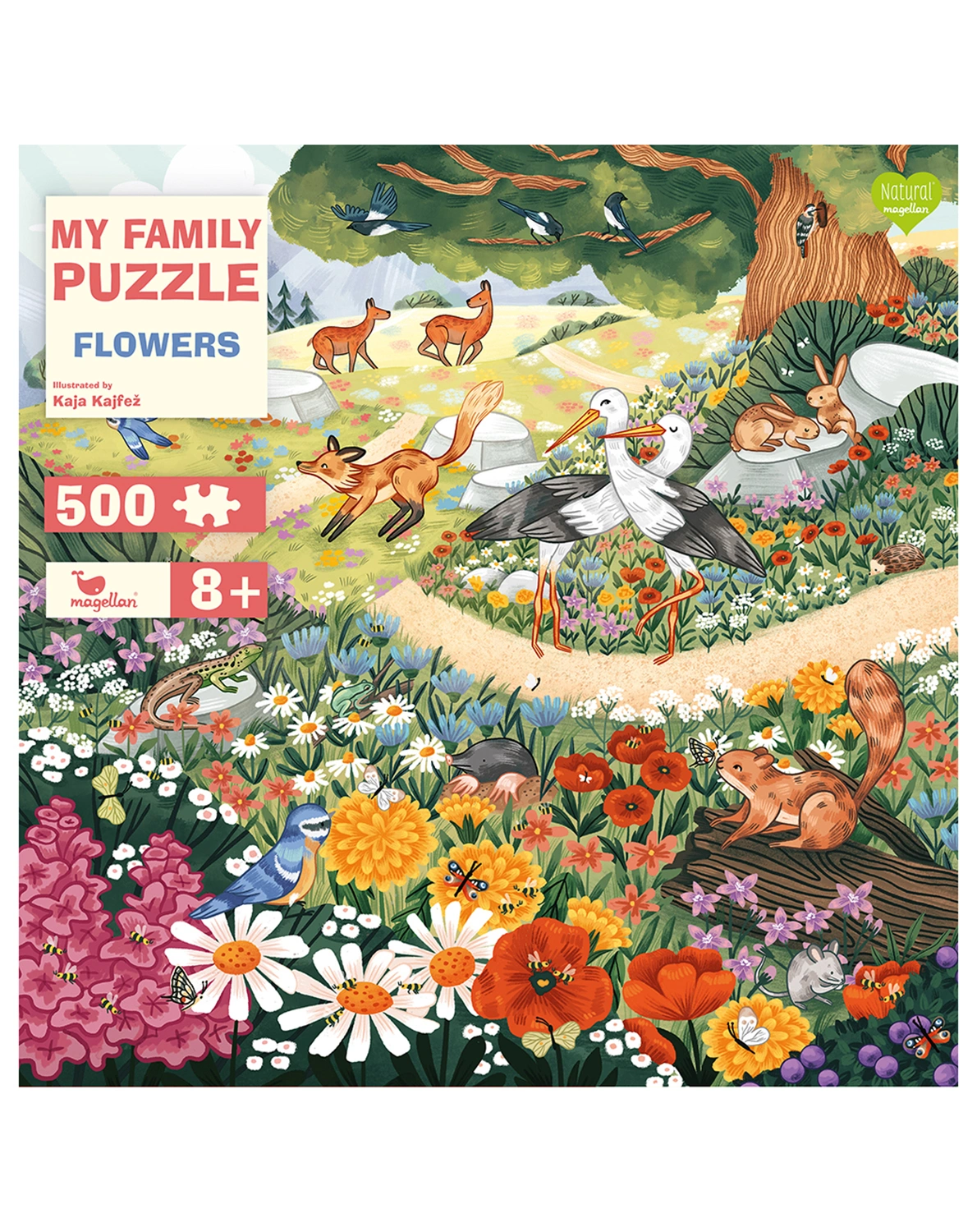 Puzzle MY FAMILY PUZZLE – FLOWERS 500-teilig