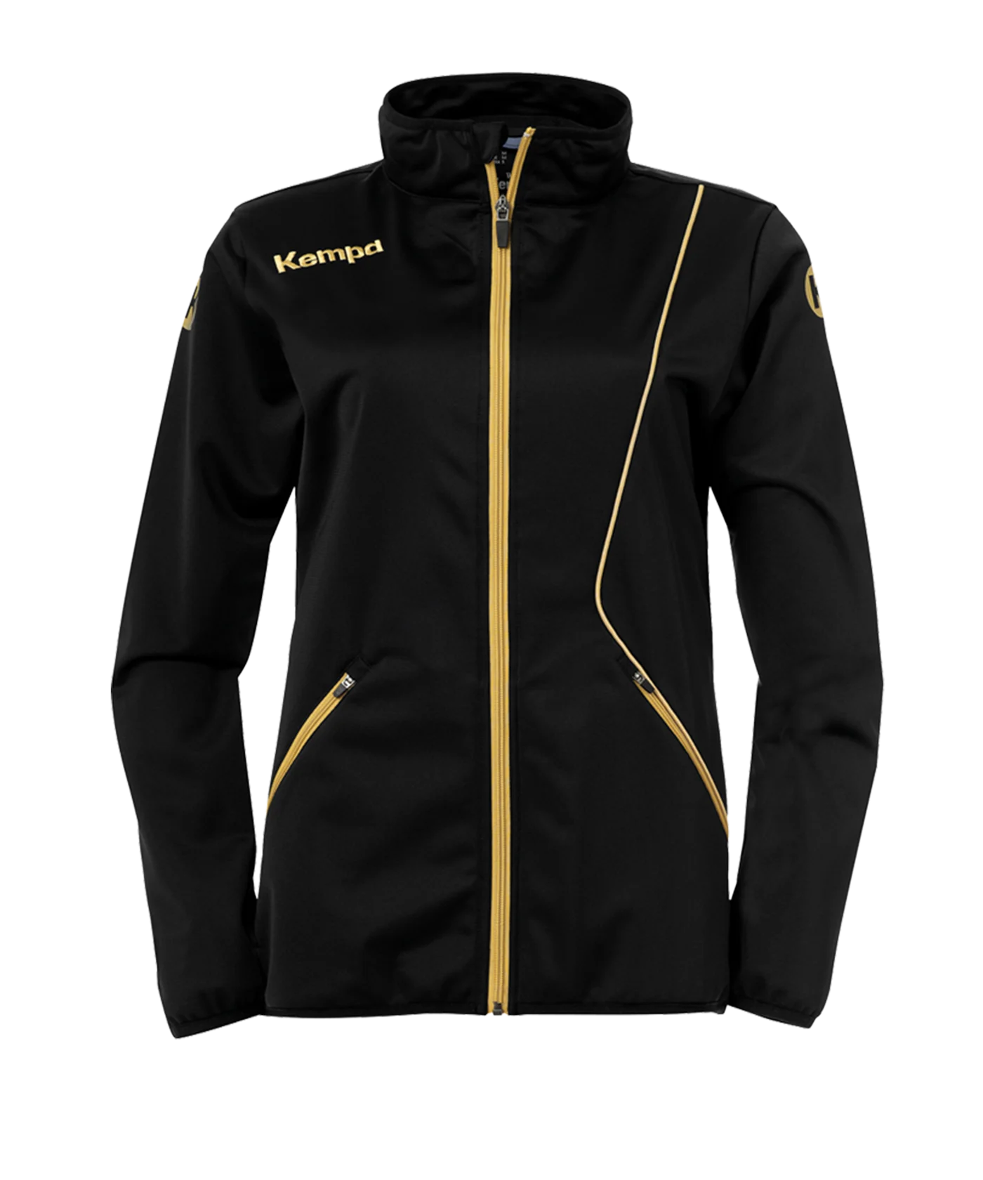 Kempa Curve Classic Jacket Damen Schwarz Gold F05