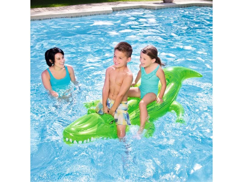 Bestway Schwimmtiere Crocodile 203 x 117 cm Luftmatratze in Krokodilform