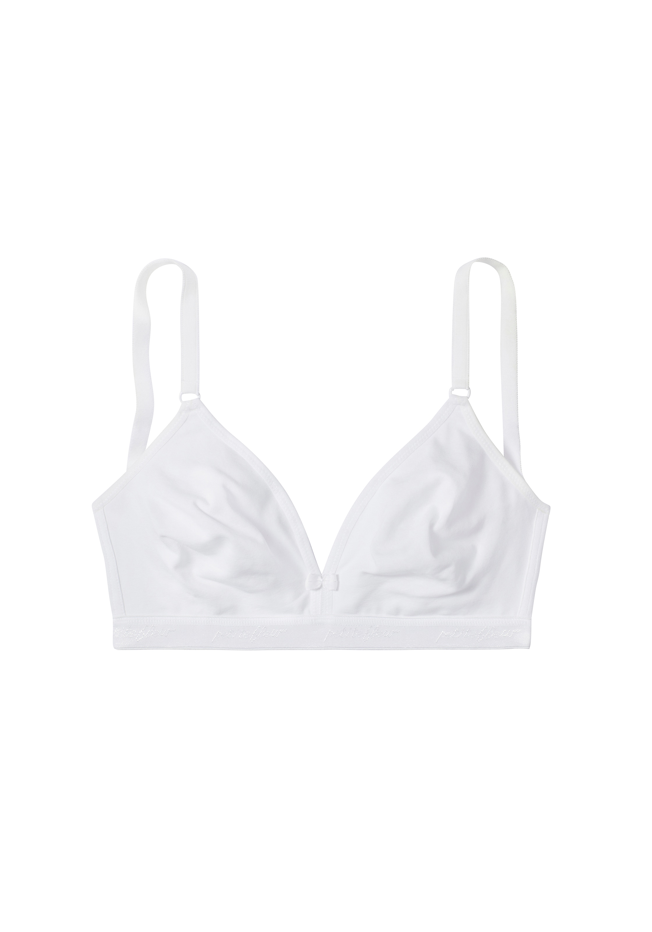 petite fleur Bralette-BH, 3 Stücker Packung, ohne Bügel im Triangel-Schnitt aus Baumwolle,