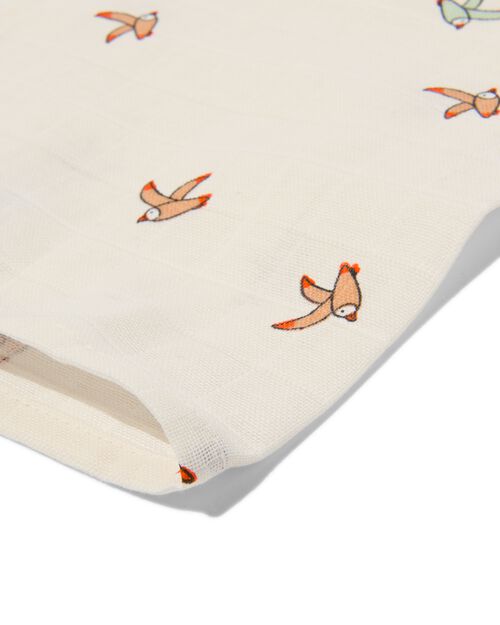 3 linges hydrophiles en coton 60x60