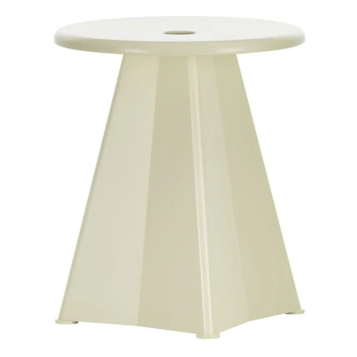 Vitra Tabouret métallique - Jean Prouvé | Blanc