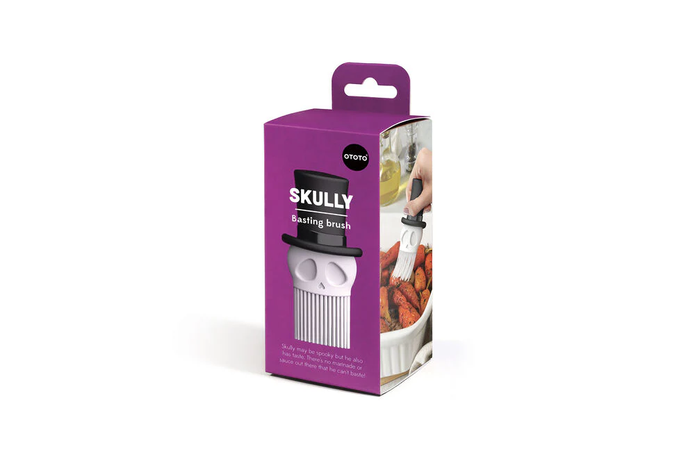 OTOTO  Skully madpensel - Sort/hvid