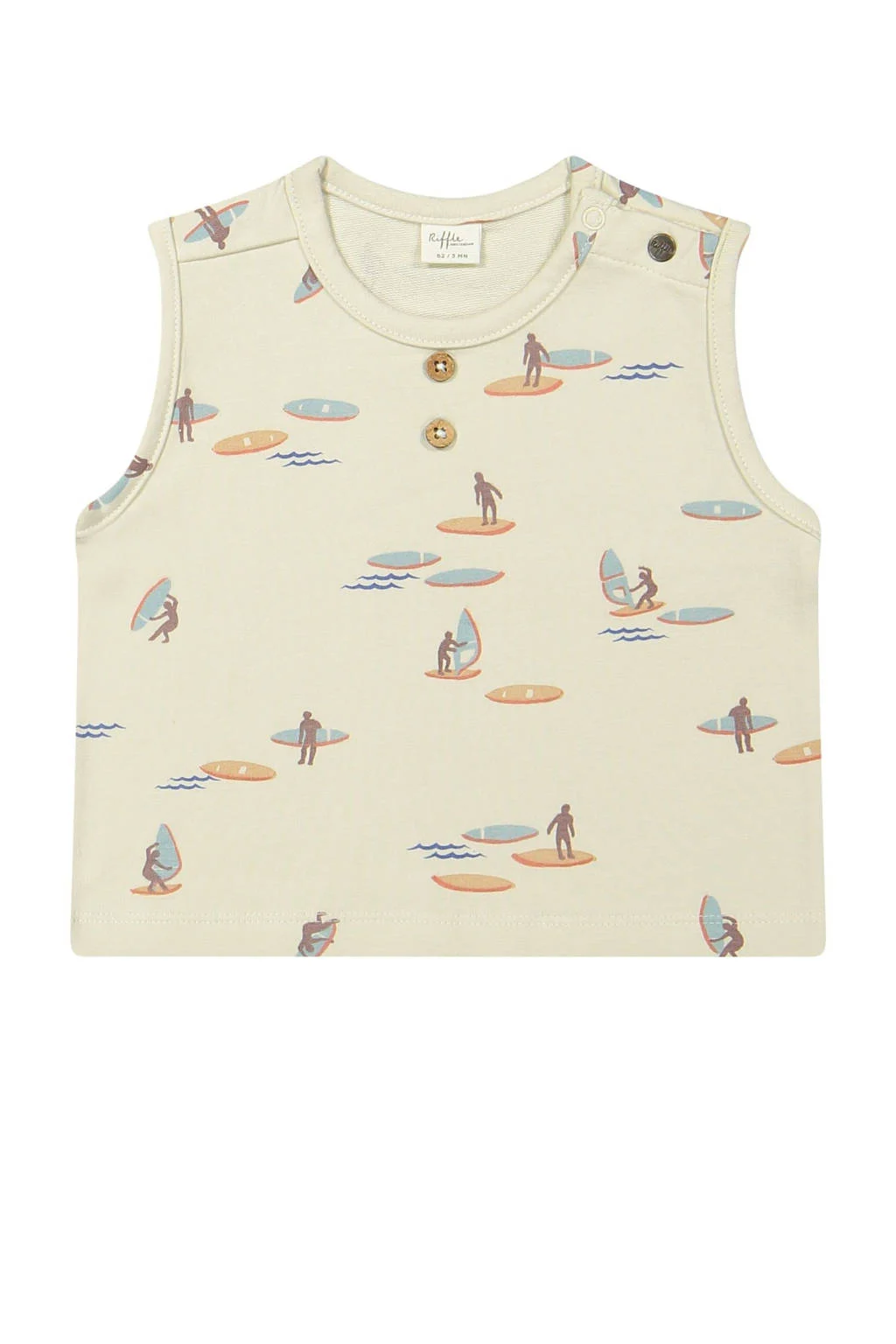 Riffle Amsterdam t-shirt ecru