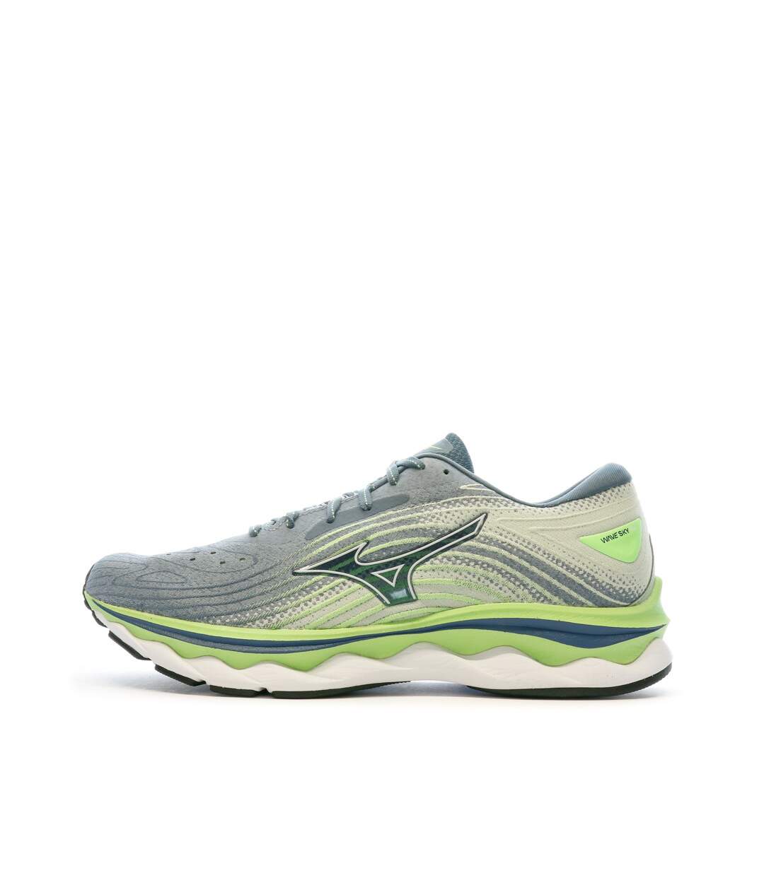 Chaussures de Running Gris/Vert Homme Mizuno Wave Sky 6