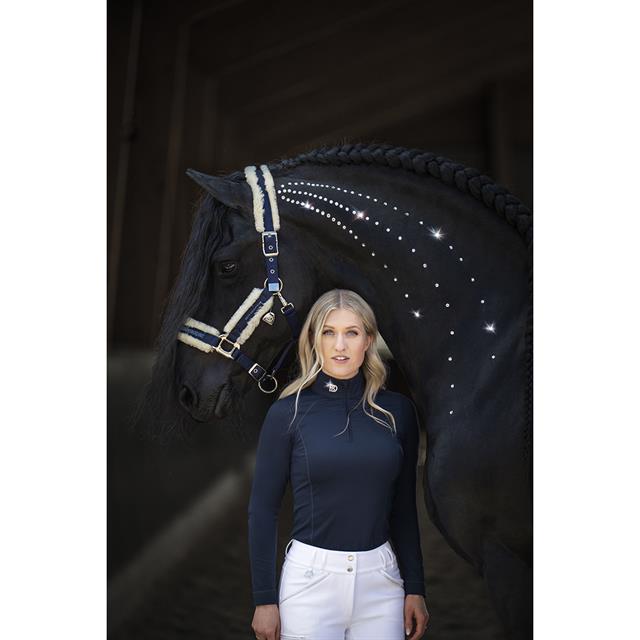 Halsterset BRITT EQUESTRIAN AW25 Fur Donkerblauw