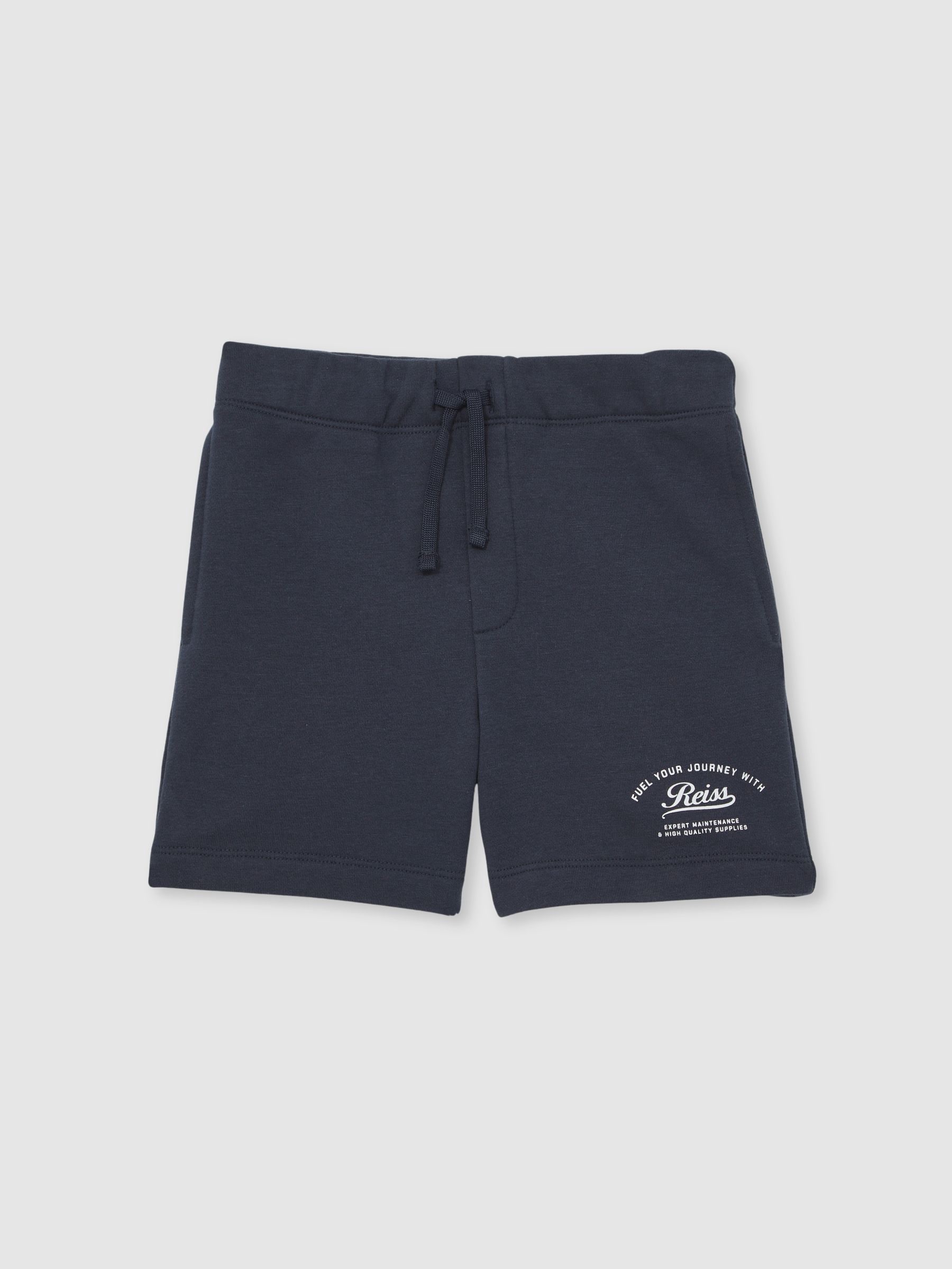 Reiss Moor Cotton Blend Motor Cars Sweat Shorts