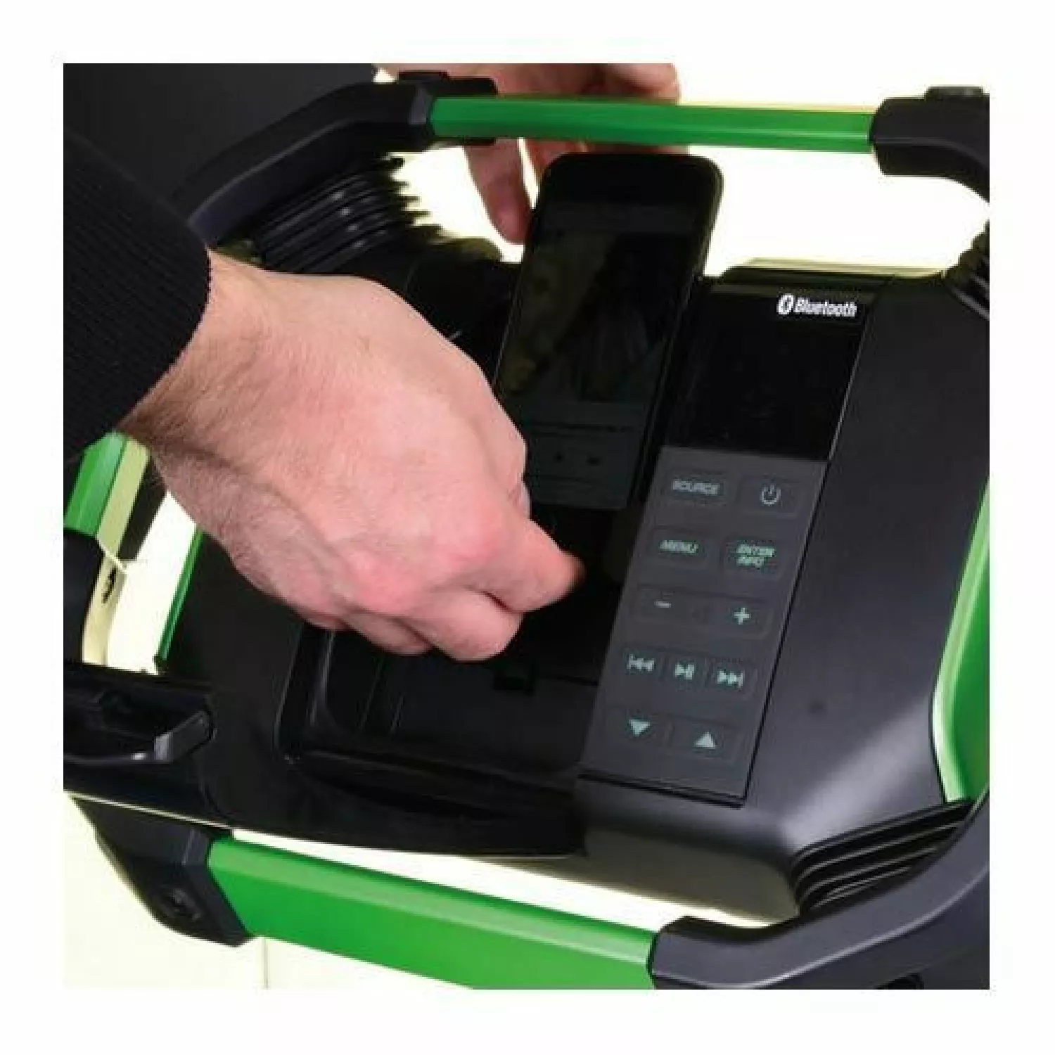 HiKOKI UR18DSDLW4Z 14,4-18V Li-Ion accu bouwradio - DAB  - bluetooth - werkt op netstroom & accu