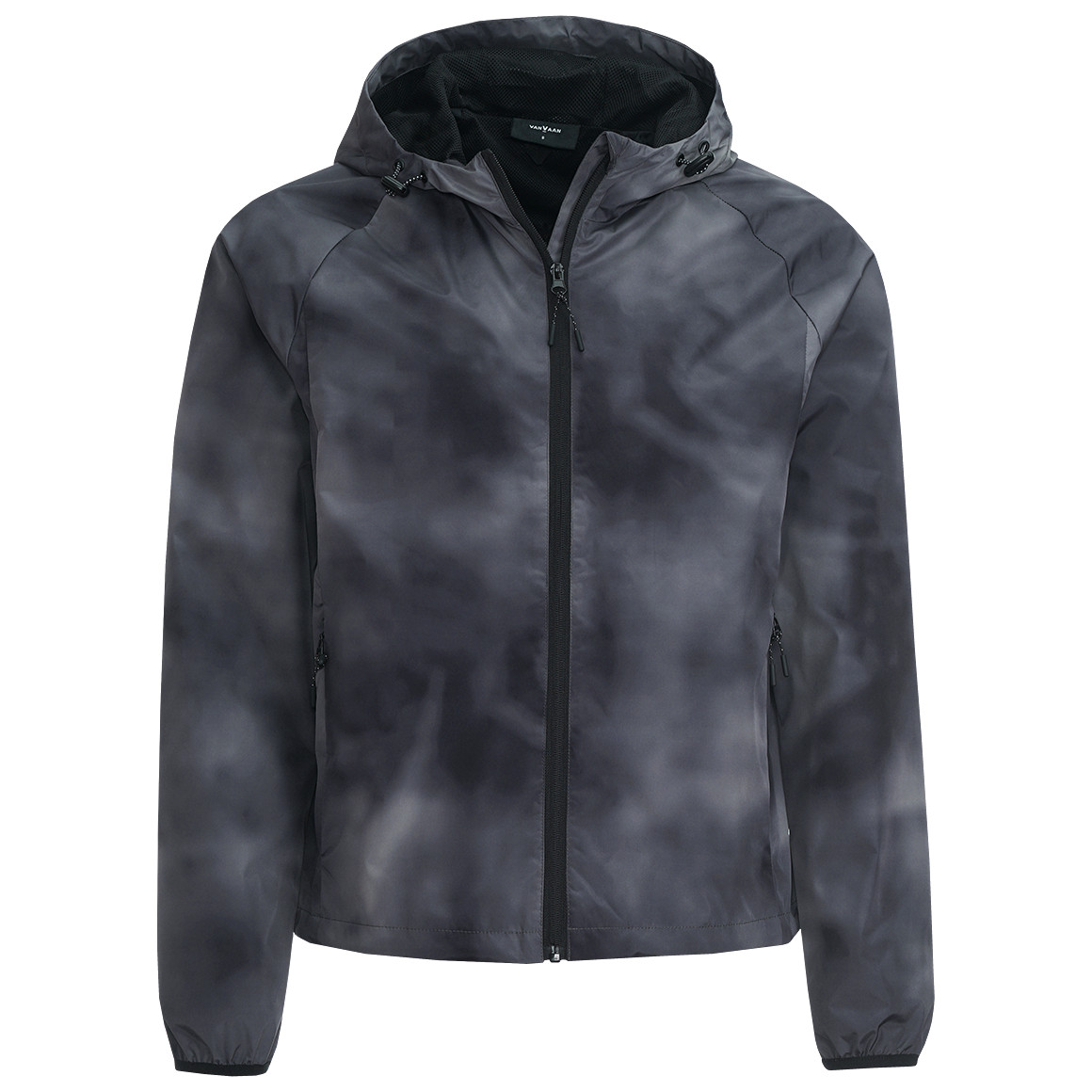 VanVaan Herren Sport-Jacke mit Farbverlauf dunkelgrau / grau