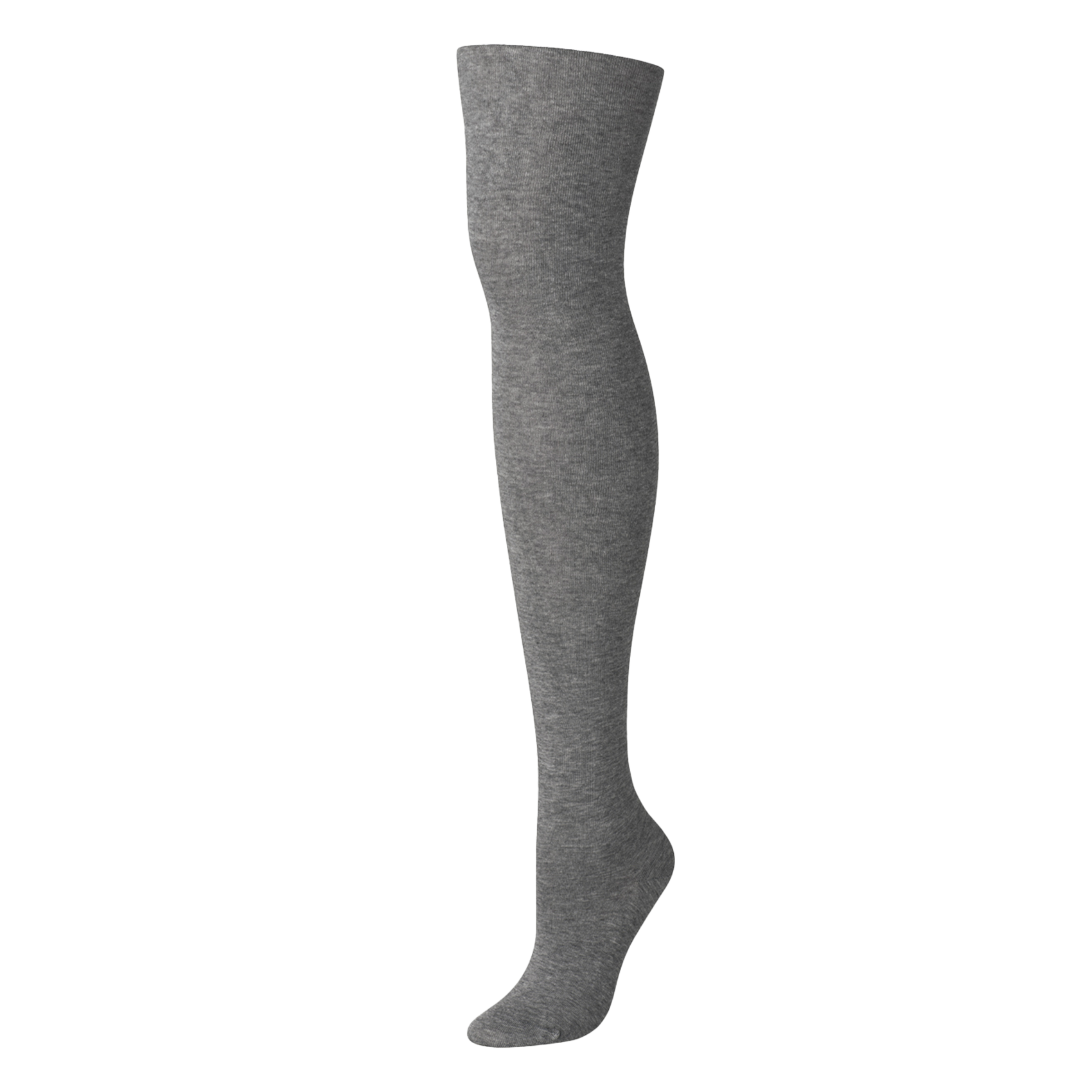 Collants velours en coton mélangé | Gris