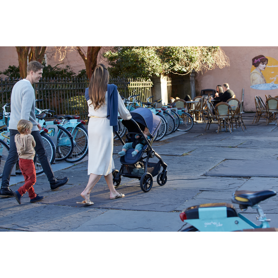 baby jogger Kinderwagen City Sights inkl. Babywanne Special Edition Commuter  Rahmen Charcoal inkl. Wetterschutz