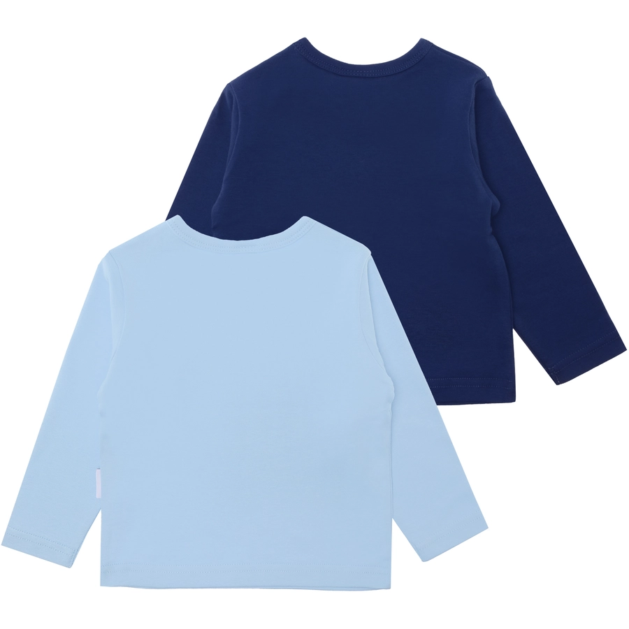 Liliput Langarmshirts (2-tlg.) hellblau dunkelblau