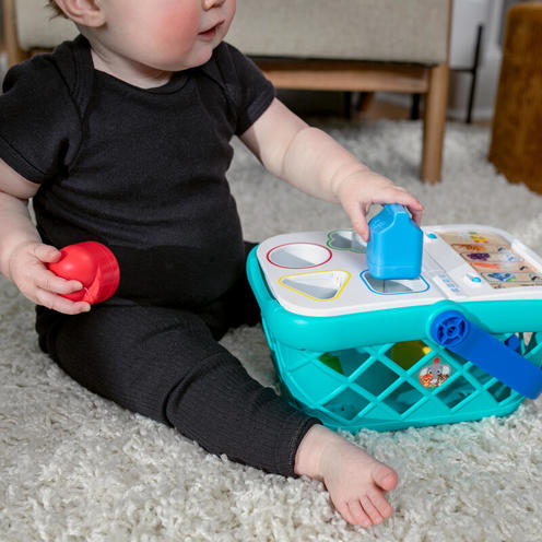 Panier trieur de formes Magic Touch Bois et multicolor - HAPE