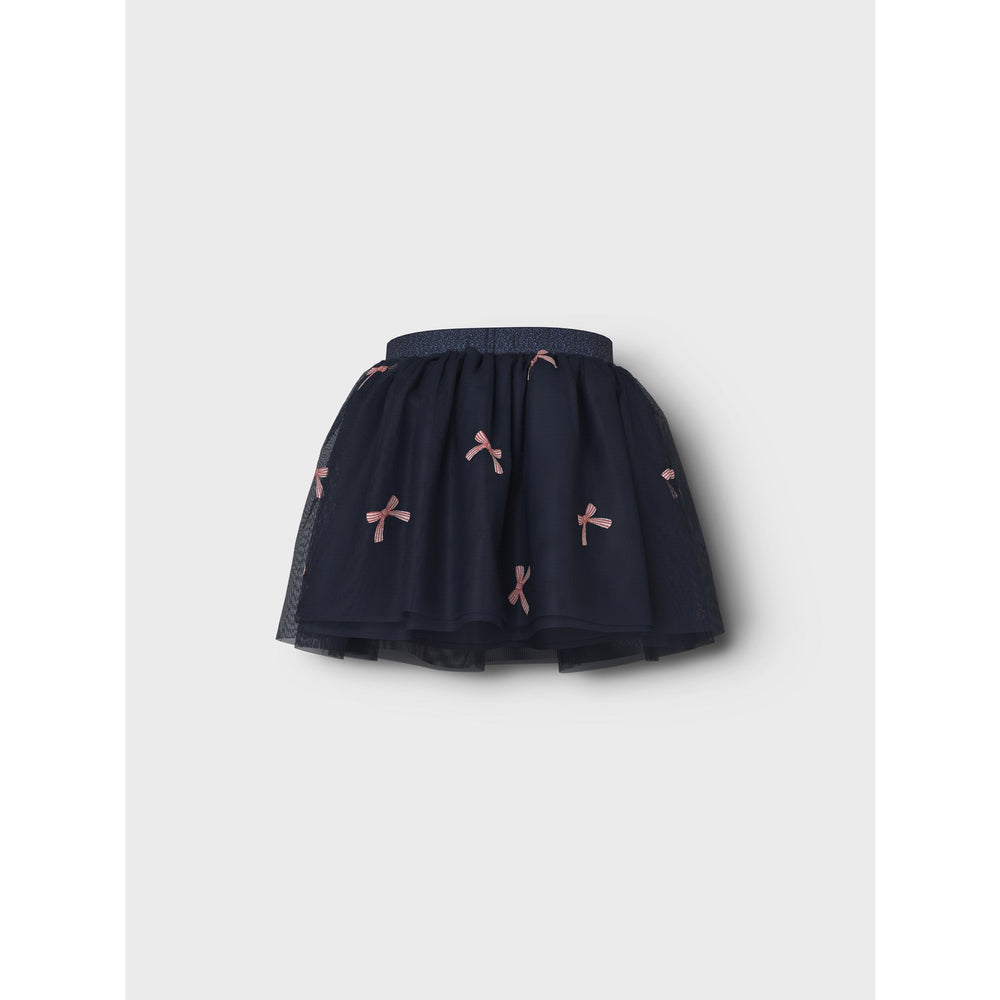 Køb Name It Navy Blazer Christmas Bow Nmfveross Tulle Skirt