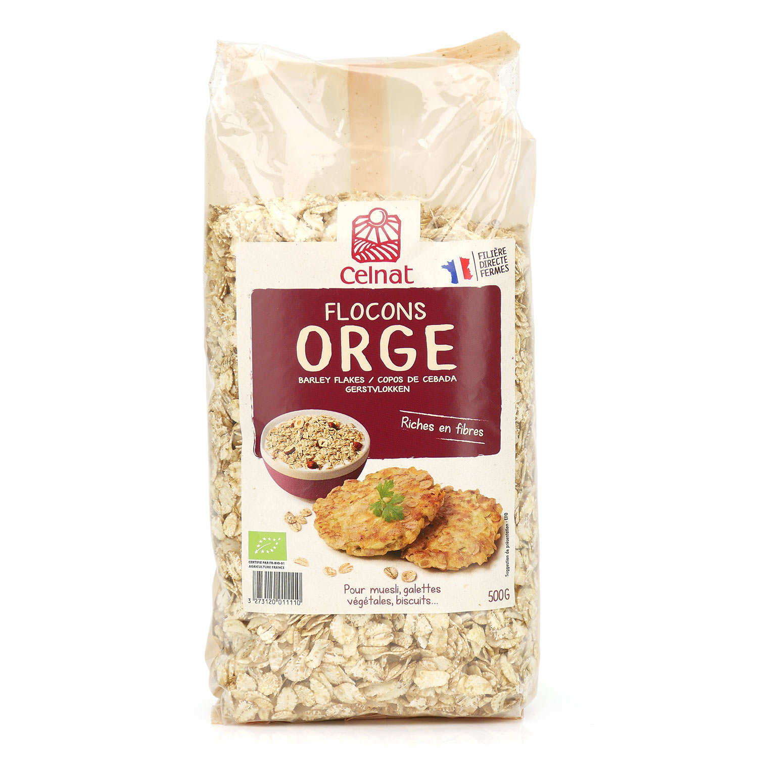 Flocons d'orge Bio