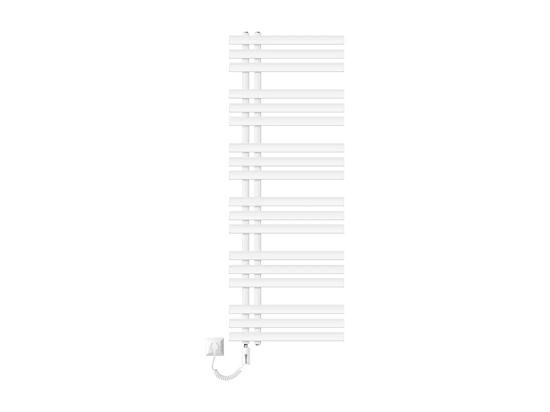 Iron EM Radiator Radiateur sèche-serviettes Radiateur de salle de bain blanc 50x