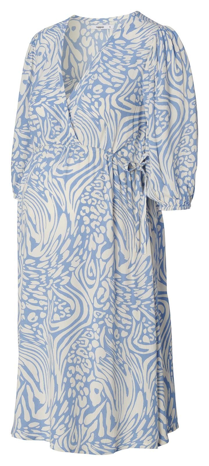 Noppies Maternity Jurk met voedingsfunctie Keara - Cornflower