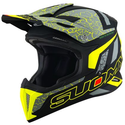 Casque cross Suomy X-WING - REEL 2024 - Jaune