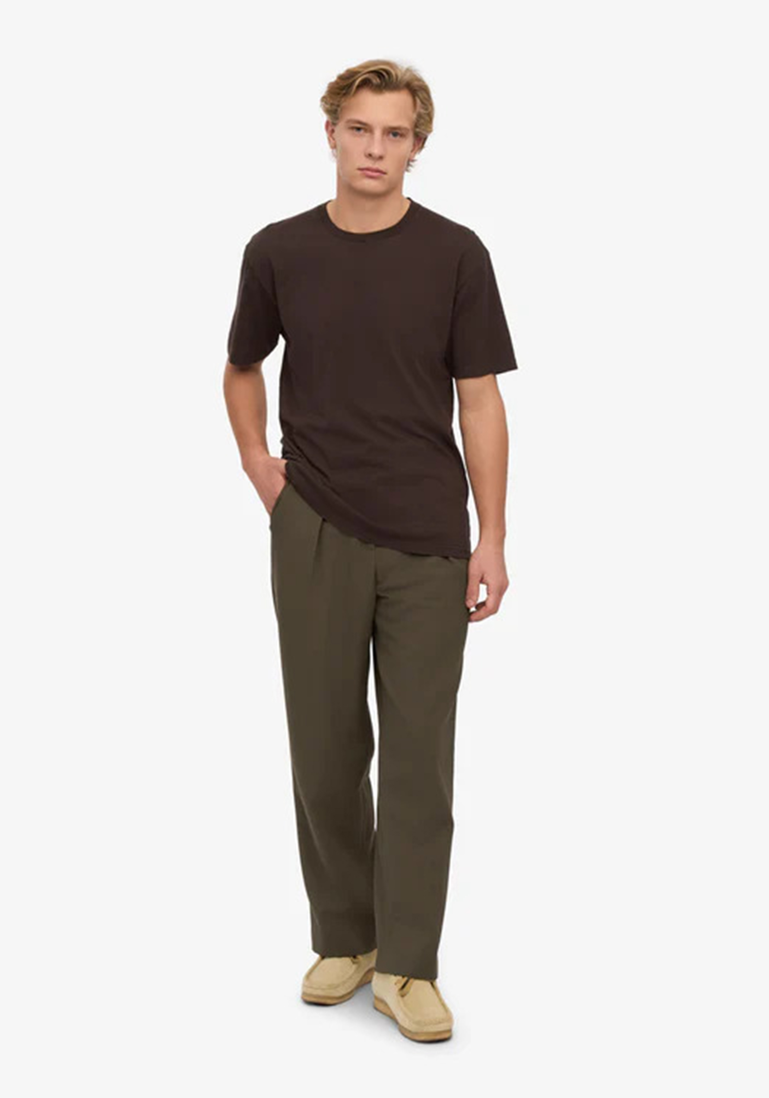 Colorful Standard Herren-T-Shirt Coffee Brown