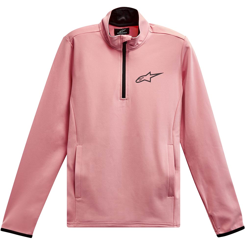 Alpinestars - Sous-pull 1/4 zip femme Womens Mission V2 Midlayer Rose