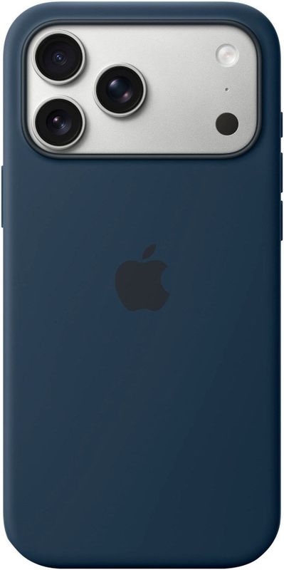 Apple - Silicone Case - Blauw - Smartphonehoes - Met MagSafe voor iPhone 17 Pro Max
