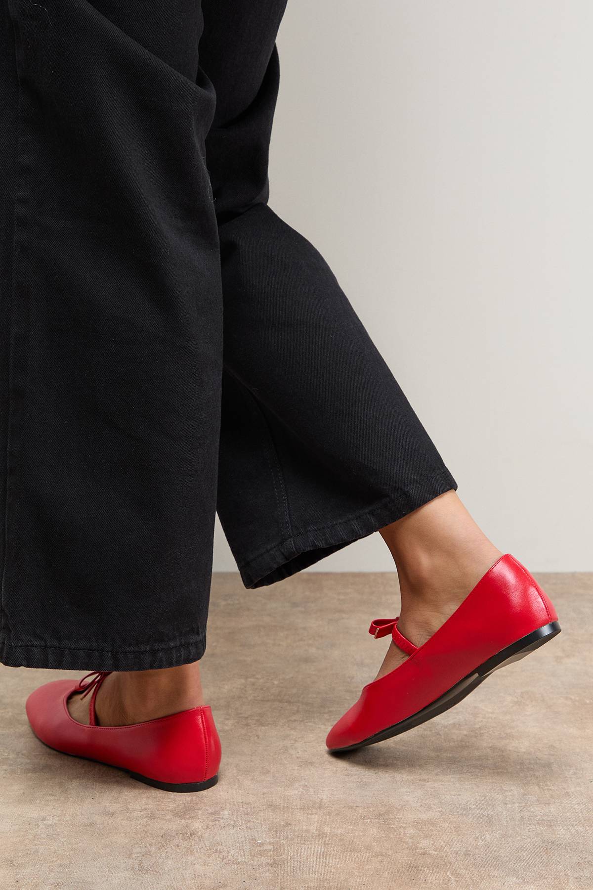 Oasis Ballerines Mary Jane Pippin avec Détail Nœud