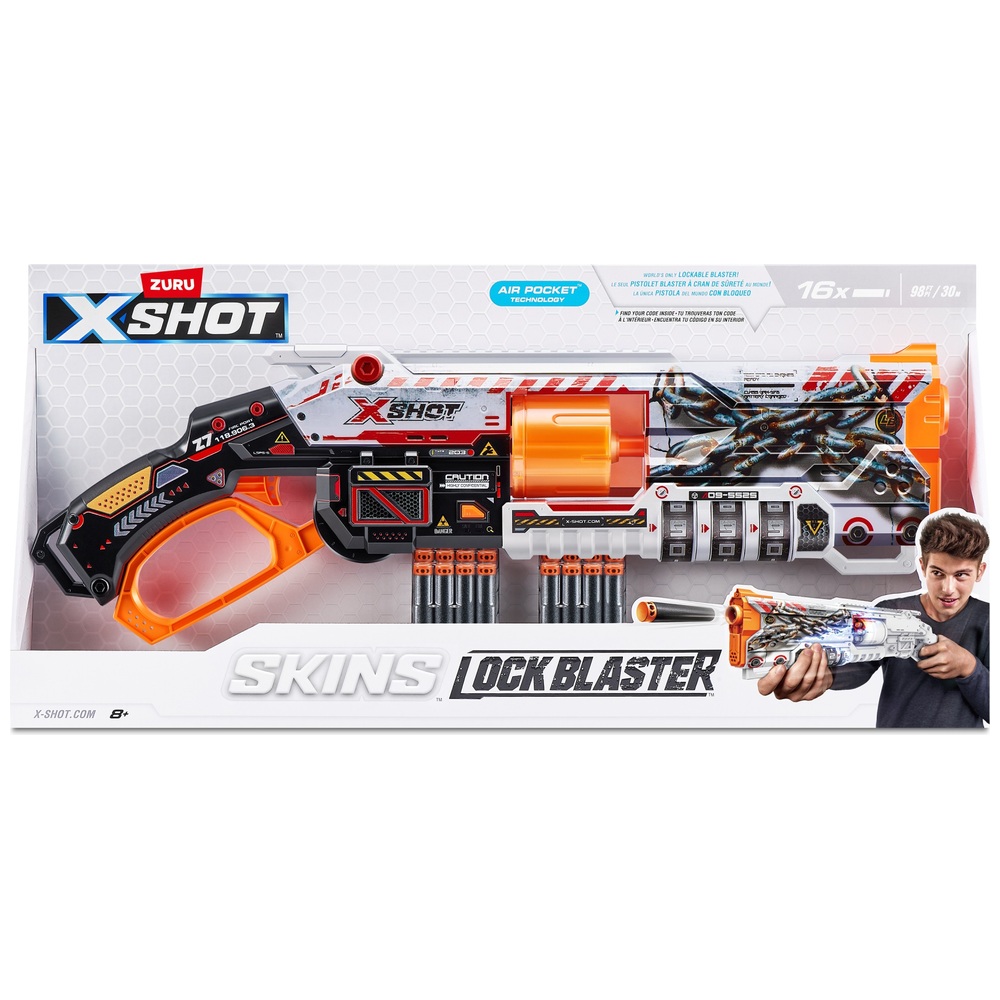 XSHOT Skins Lock Blaster 16 Darts