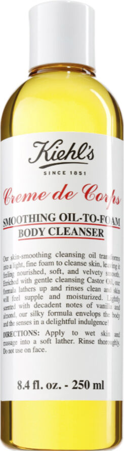 Kiehl's Creme de Corps Smoothing Oil to Foam Body Cleanser 250 ml.