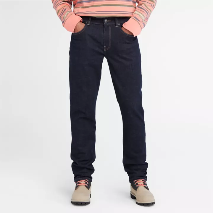 Jean stretch Core pour homme en indigo