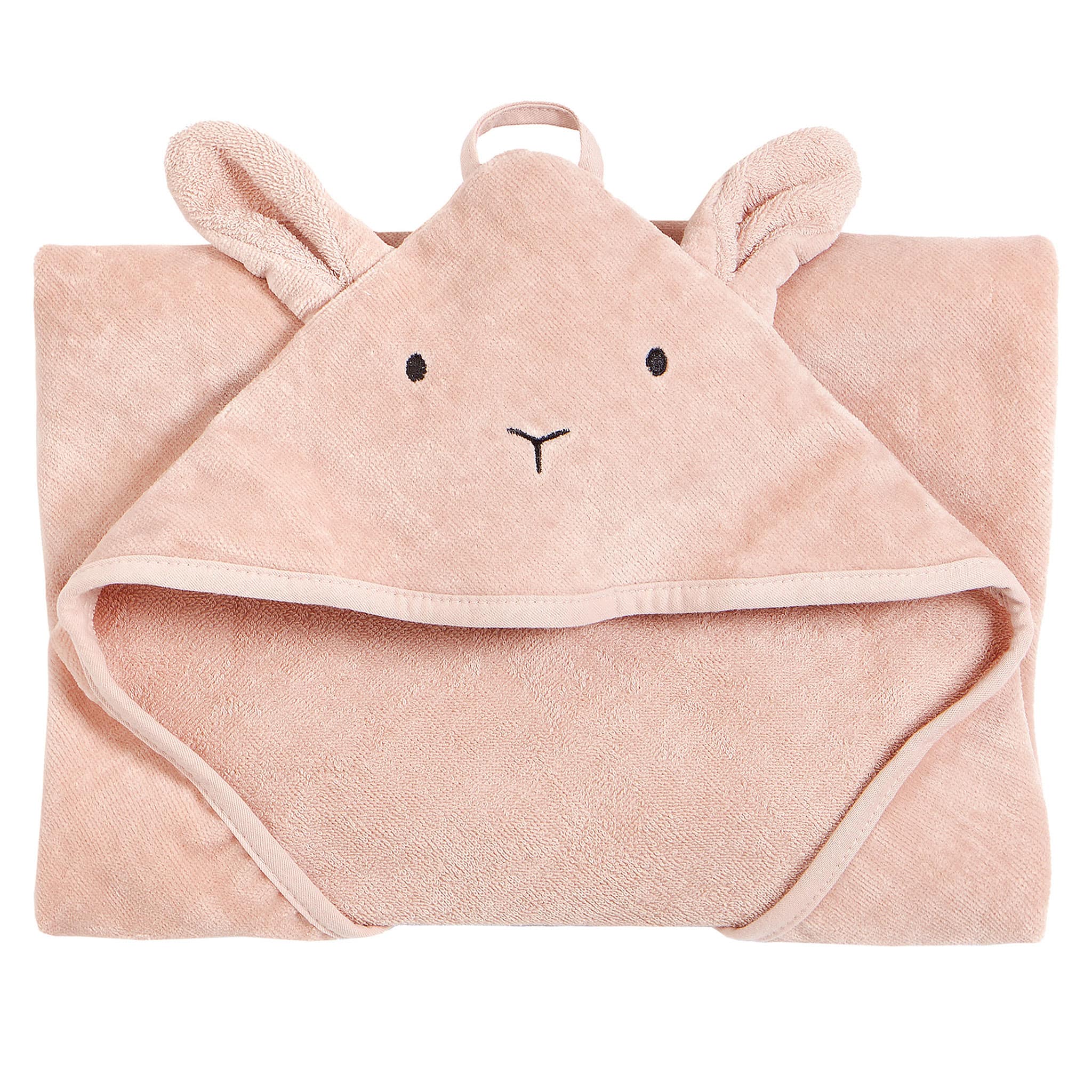 Petit Lem Ensemble Serviette de Bain et 3 Débarbouillettes - Lapins