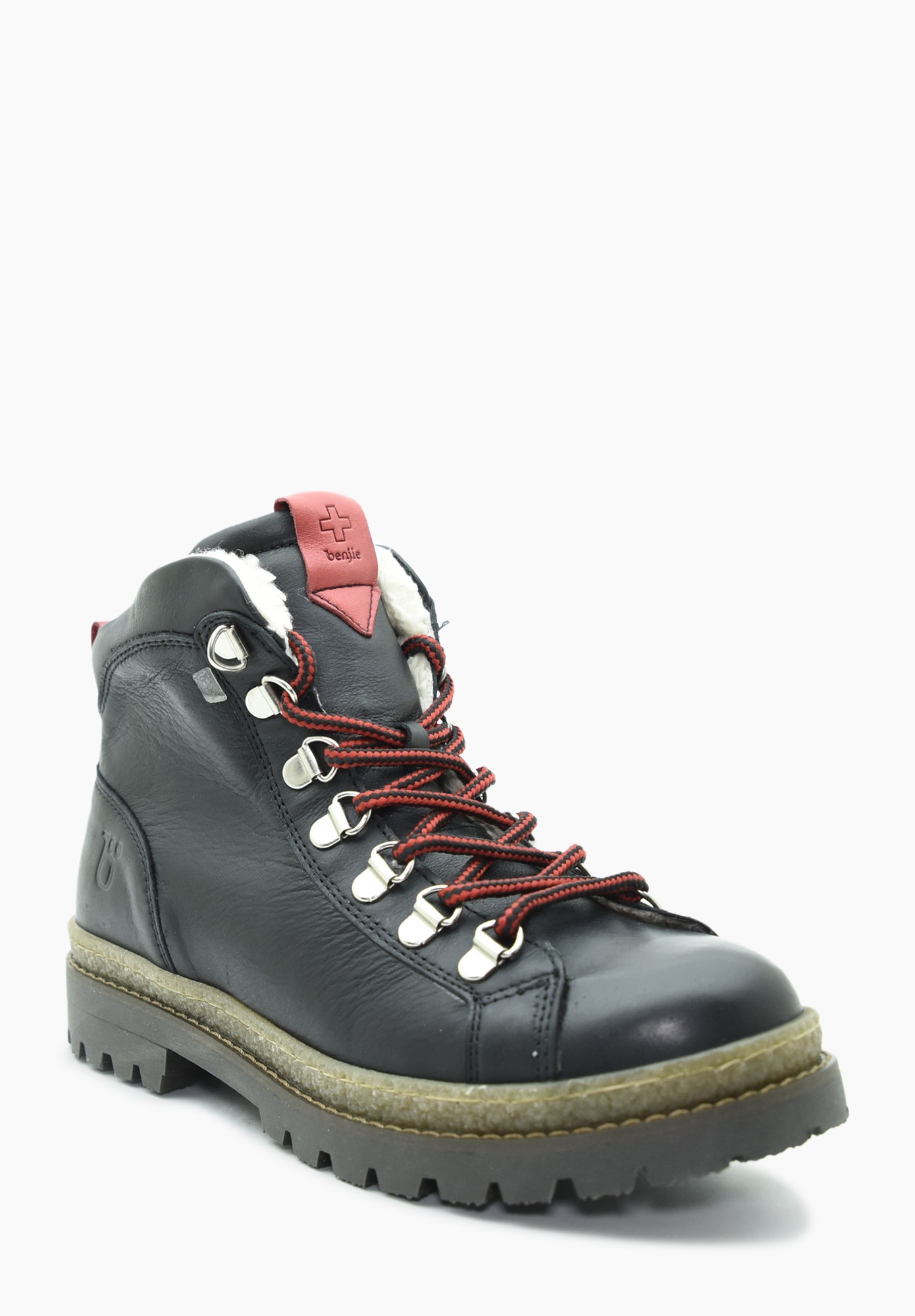 Alps sport TEX Wollfutter Junior Schwarz