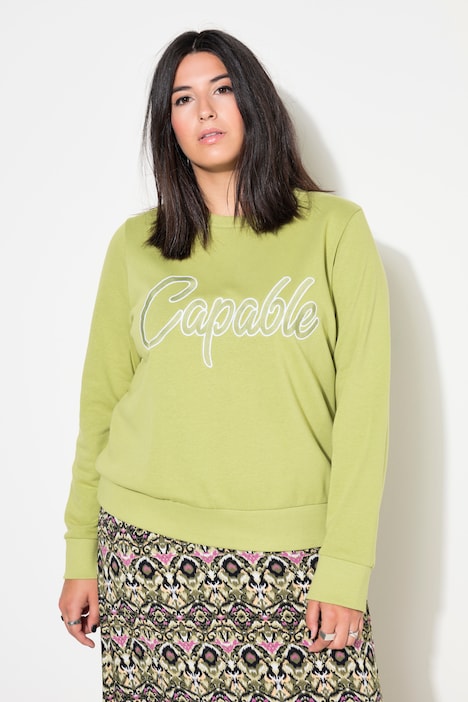 Sweatshirt, Boxy Shape, Stickerei