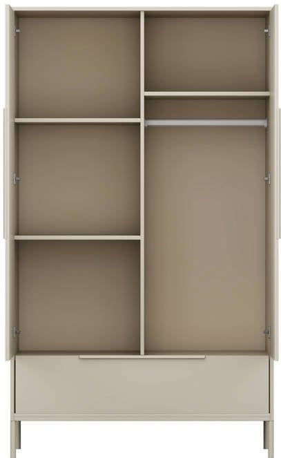 Born Lucky - Kledingkast Belmond - Clay - Hout - 2 Deuren