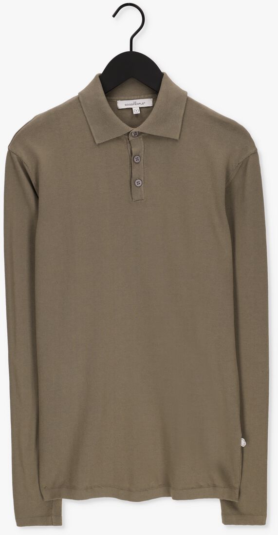 THE GOODPEOPLE taupe the goodpeople polo kai