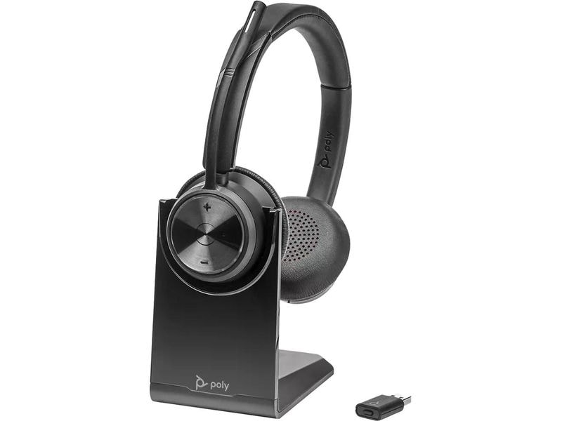 HP Headset Poly Savi 7320 UC Duo USB-Headset mit schnurloser DECT-Technologie