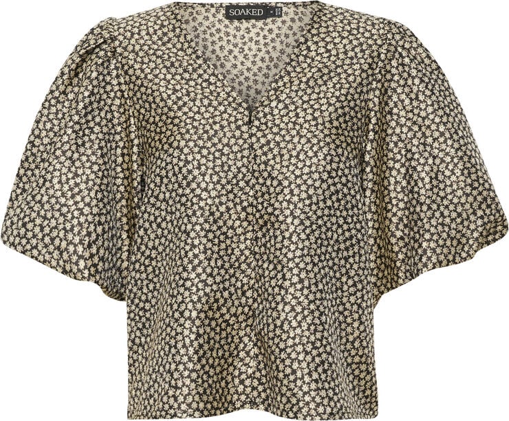 Soaked in Luxury SLKaela Blouse Flower jacquard