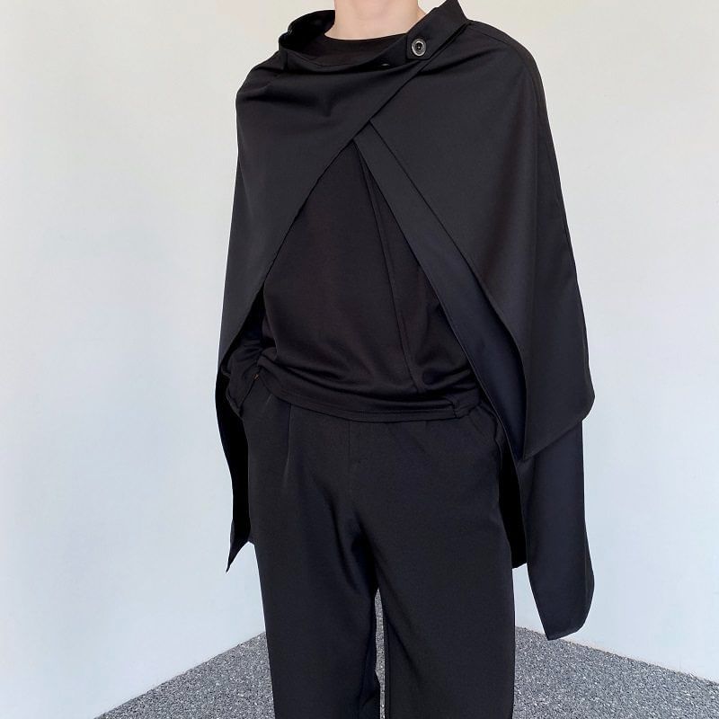 Blueforce - Mid Rise Plain Asymmetrische Paneel Culottes