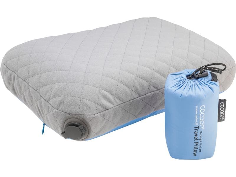 cocoon Reisekissen Air Core Pillow Ultralight, Blau, 28 cm Ultraleichtes Reisekissen