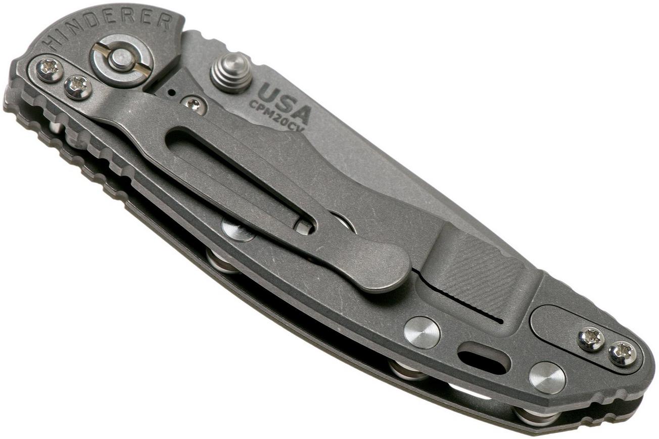 Rick Hinderer XM18 3.0” Spearpoint Non-Flipper CPM 20CV Working Finish OD Green G10 zakmes