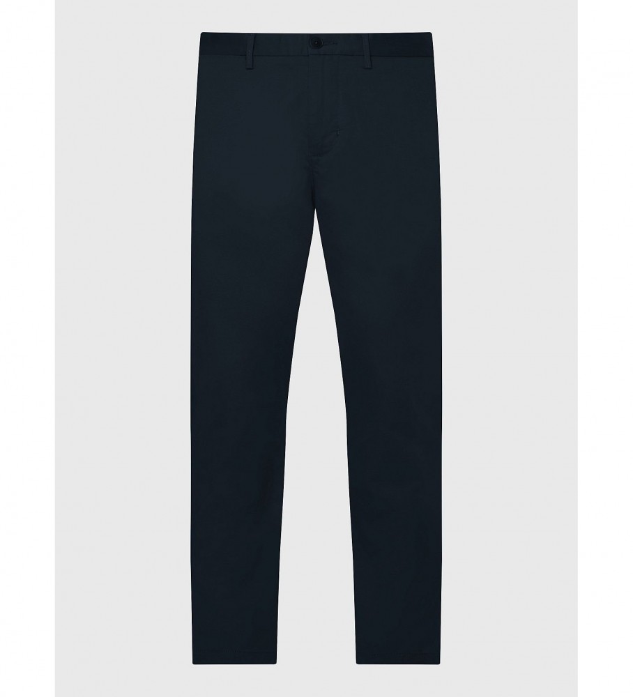 Calça chino Tommy Hilfiger Denton 1985 Collection, azul marinho.