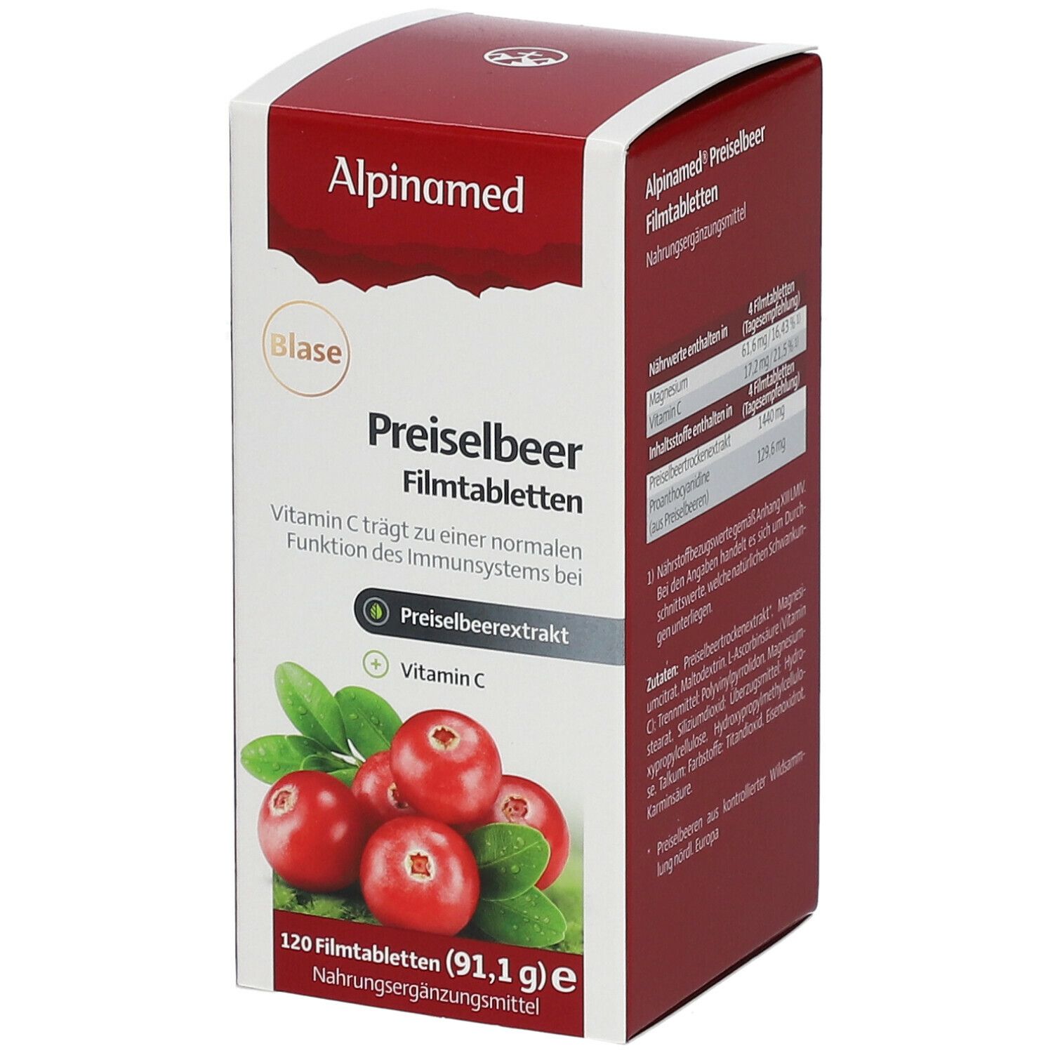 Alpinamed® Preiselbeer-Filmtabletten
