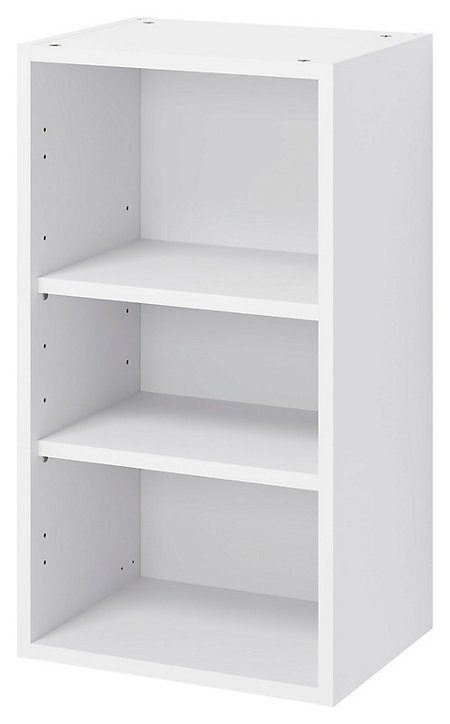 Meuble haut de cuisine avec 1 porte GoodHome Verbena chêne massif L. 30 x H. 72 cm